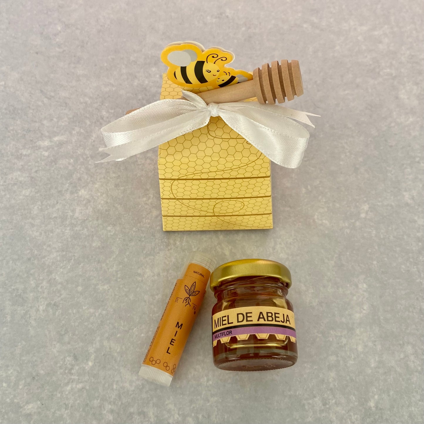Recuerdito Cajita de Abeja con Miel 30 pzas